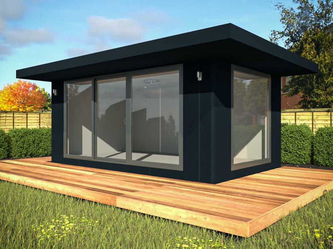 Zero maintenance, portable, premium quality but affordable, durable multi-use Groovy Garden Room with a 30 year guarantee that can be used all year round as a garden office, a garden lounge, a garden gym, a garden bedroom and more…